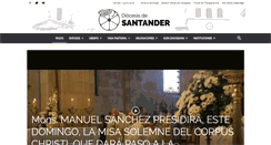 Desktop Screenshot of diocesisdesantander.com